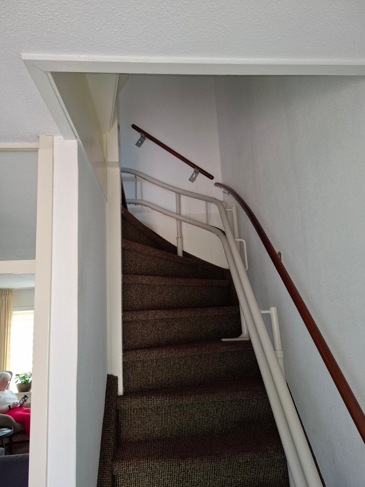 Traplift Merk Stannah in prima staat!, Ophalen, Gebruikt, Met bocht