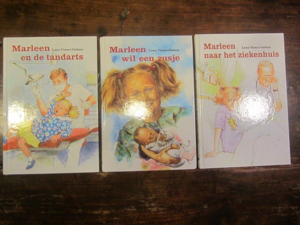Lena Visser Oskam Marleen en de tandarts/zusje/ziekenhuis, Boeken, Ophalen of Verzenden, Zo goed als nieuw, Fictie algemeen