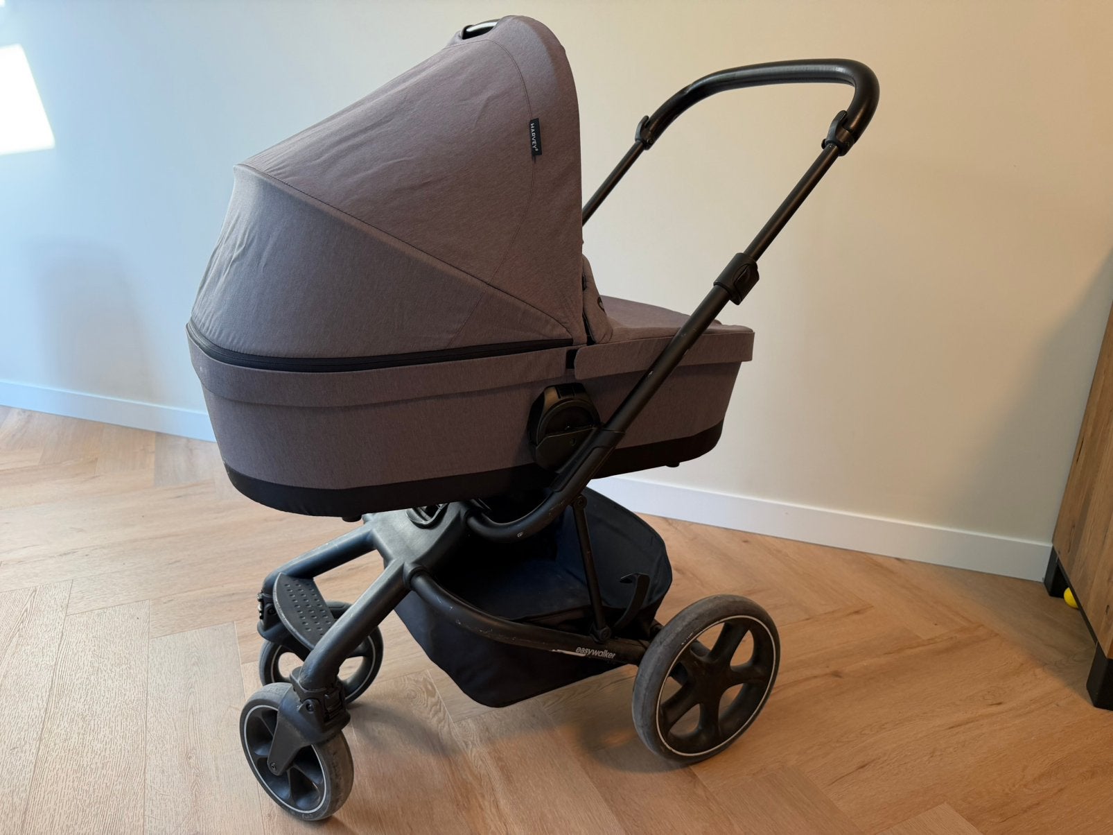 Easywalker Harvey3 incl trappelzak, Ophalen, Zo goed als nieuw, Overige merken, Met reiswieg