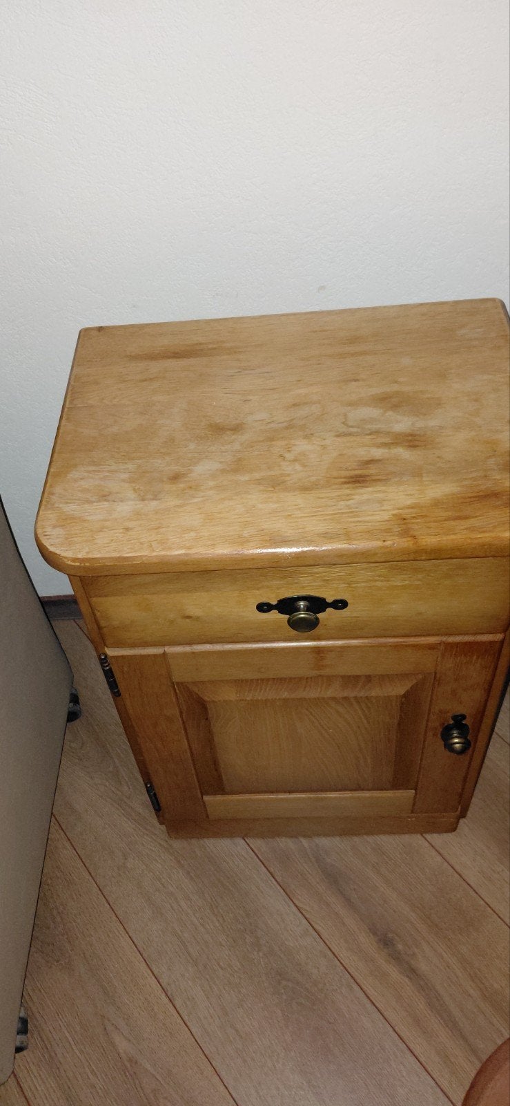 nachtkastjes licht eiken, Huis en Inrichting, Slaapkamer | Nachtkastjes, Ophalen, Minder dan 45 cm