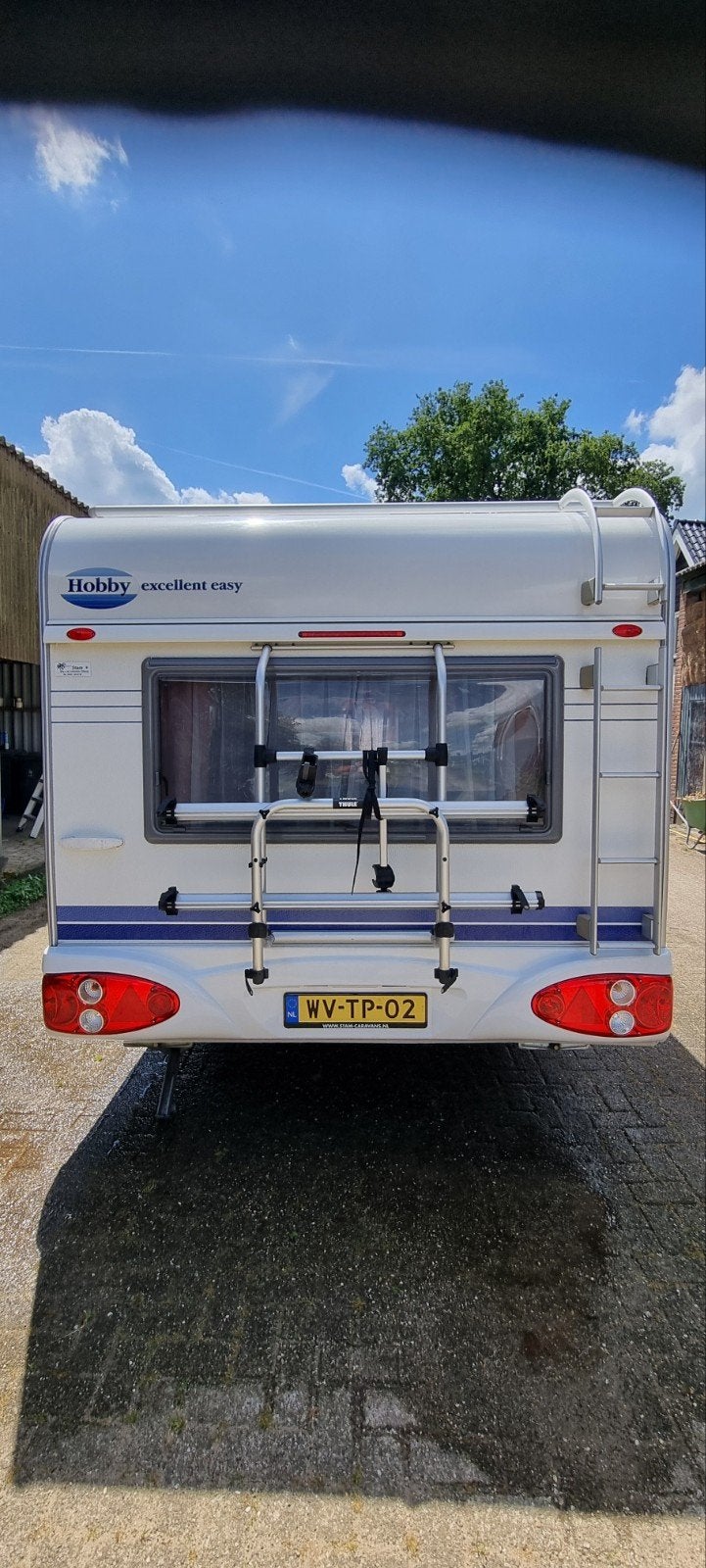 Hobby Excellent Easy 495 caravan, Caravans en Kamperen, Caravans, Rondzit, Hobby, Tot en met 4, Luifel