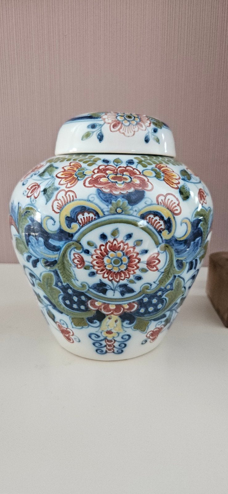Tichelaar Makkum Gemberpot - Onbeschadigd, Antiek en Kunst, Ophalen