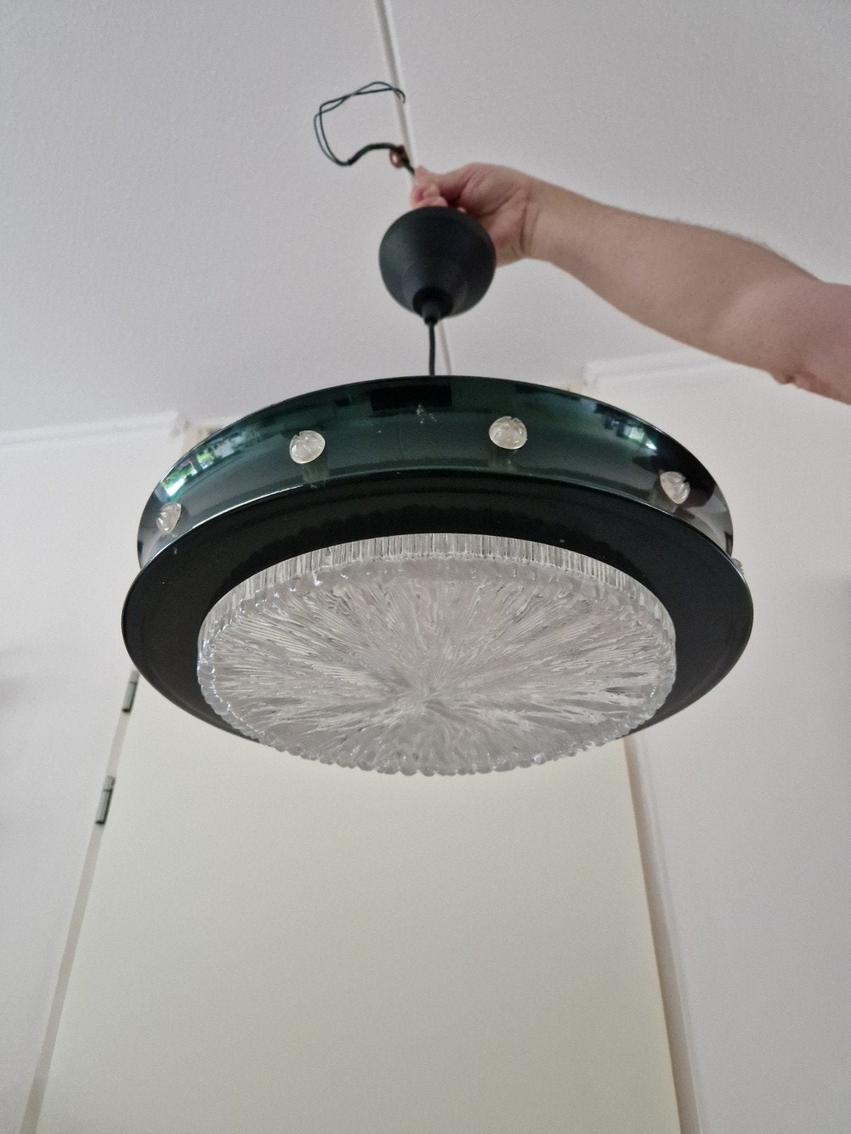 Hanglamp UFO Vintage, Ophalen