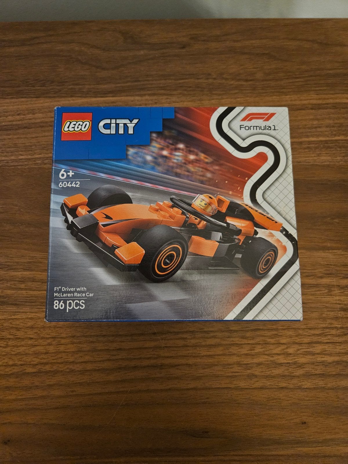 LEGO City Formule 1 McLaren Raceauto 60442, Inclusief minifiguren, City, Lego, Nieuw
