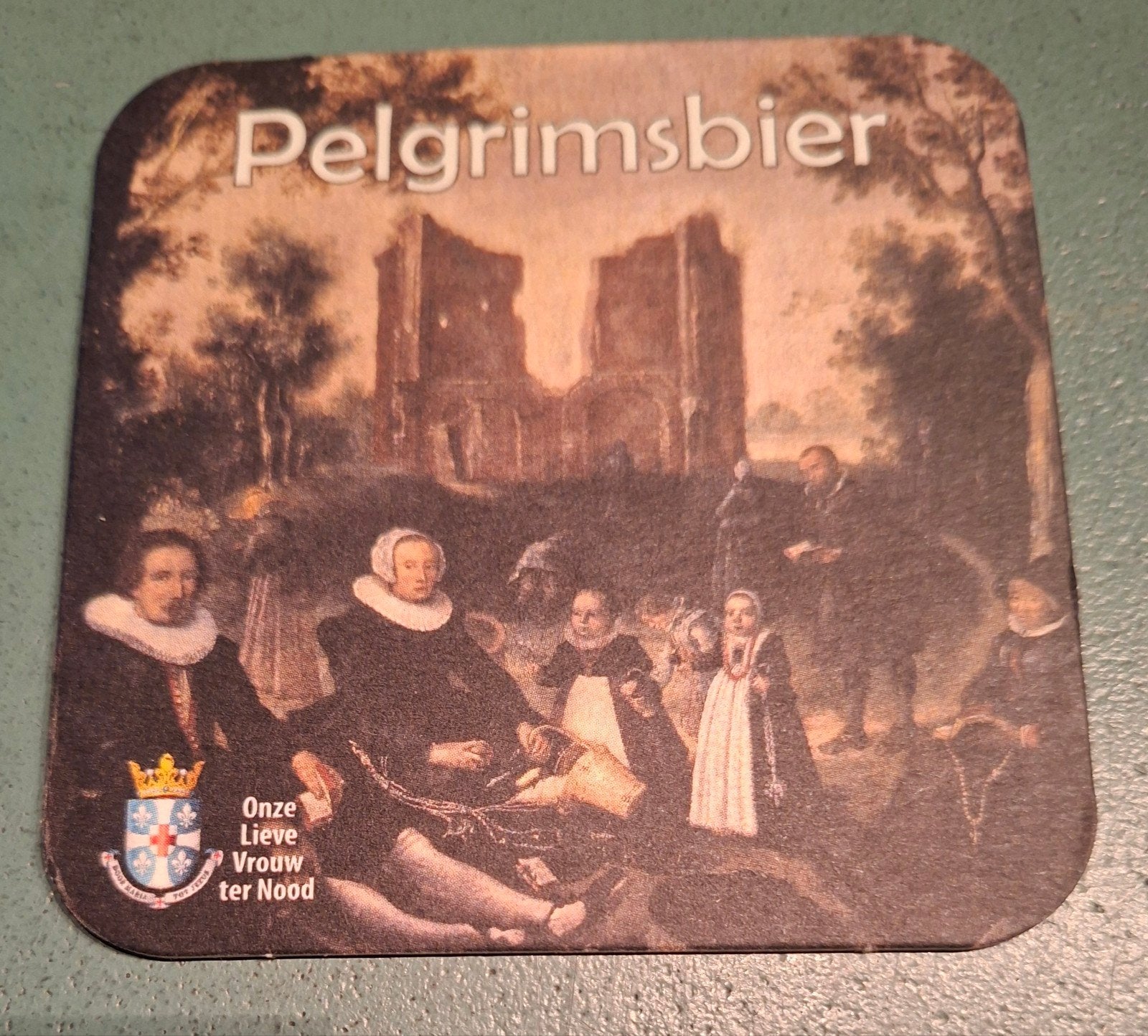 Bierviltje:Pelgrimsbier,van Heyloo Bier, Verzamelen, Biermerken, Ophalen of Verzenden, Viltje(s), Overige merken