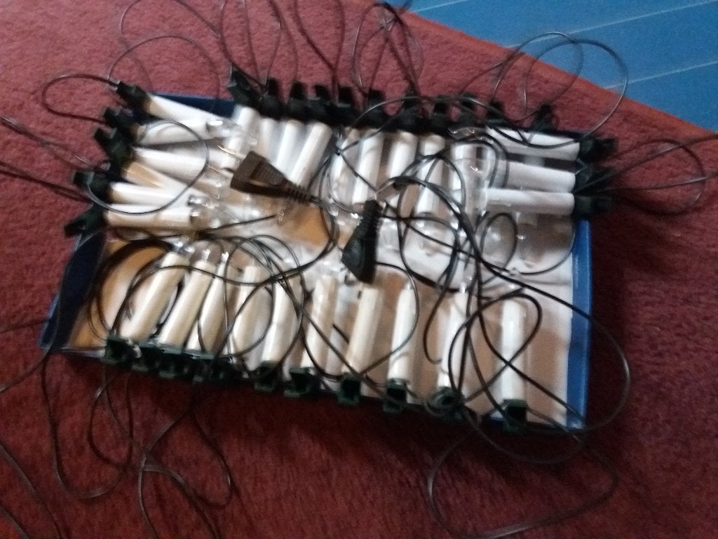 Kerstverlichting, Ophalen, Gebruikt
