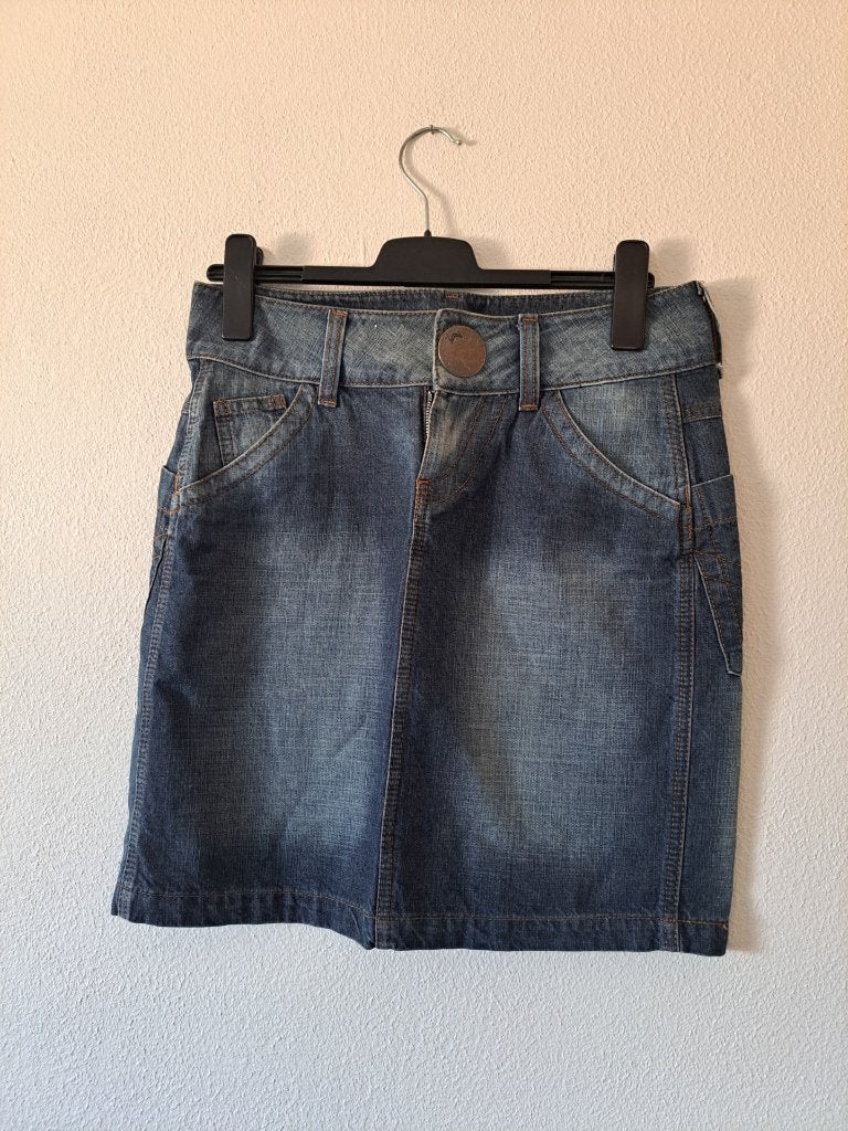 blauwe vero moda spijkerrok maat 38, Kleding | Dames, Rokken, Maat 38/40 (M), Blauw, Vero Moda, Ophalen of Verzenden
