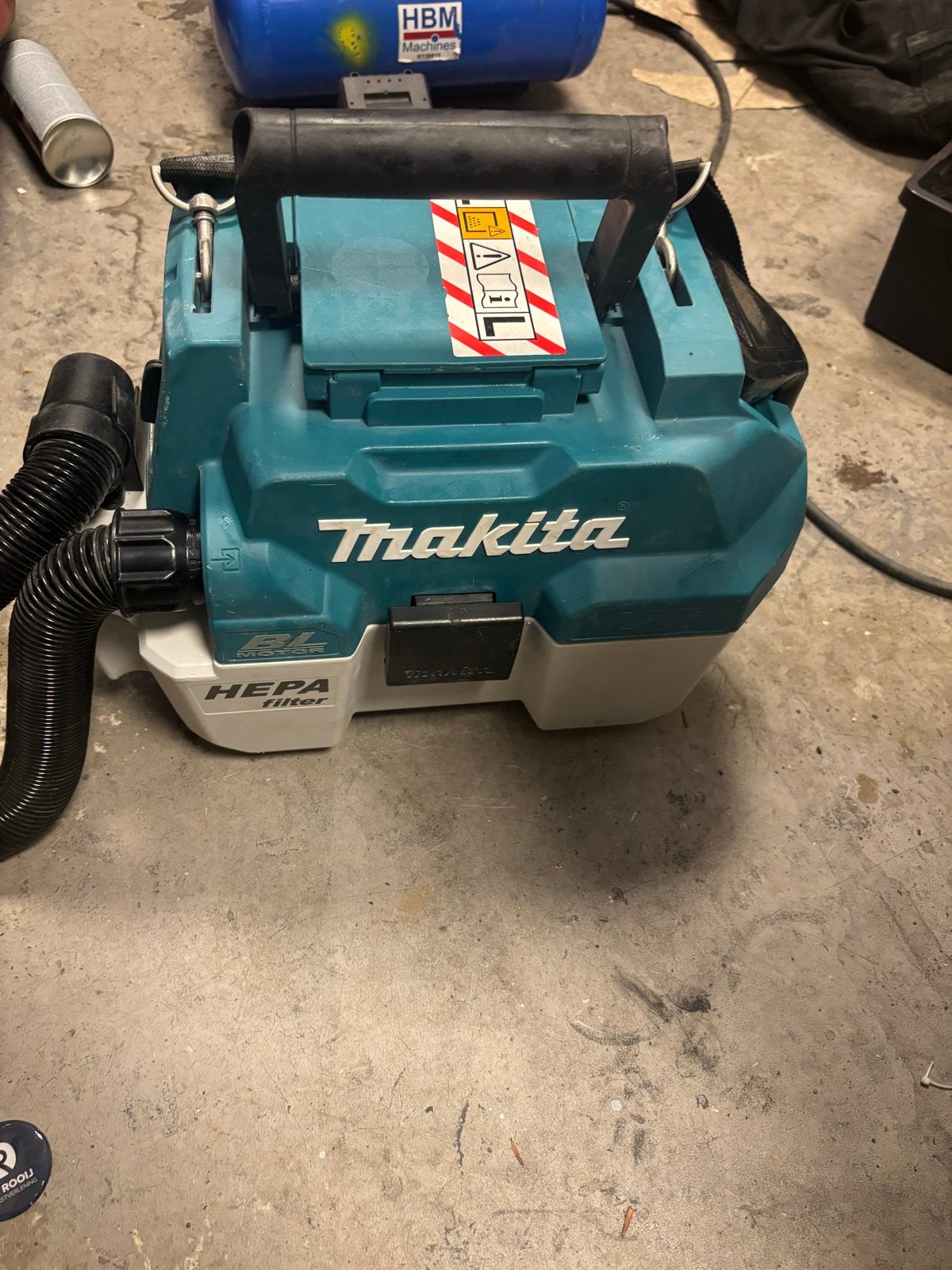 Makita DVC750L 18V Accu Stofzuiger, Witgoed en Apparatuur, Stofzuigers, Verzenden, Draadloos, Zo goed als nieuw, Industriële stofzuiger