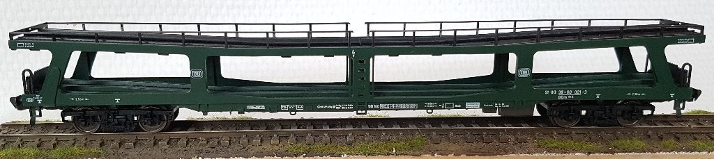 Fleischmann HO - 5285 dubbeldeks autotransportwagen, Gebruikt, Gelijkstroom, Fleischmann, Wagon