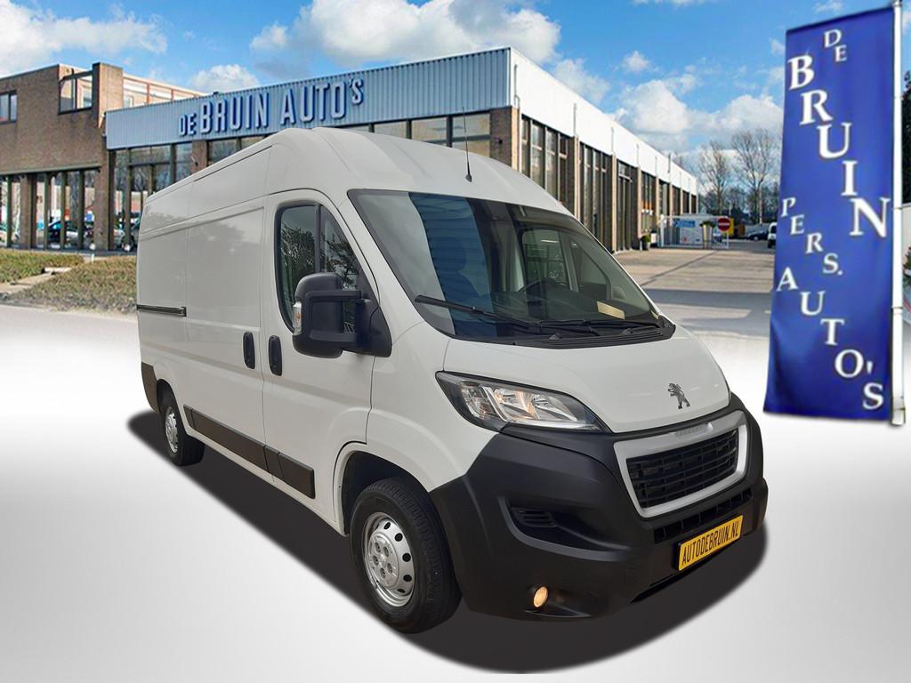 Peugeot Boxer 2.2 BlueHDi 140 Pk - 103 Kw L2/H2 Airco Navi C, Auto's, Stof, Gebruikt, 4 cilinders, 2500 kg