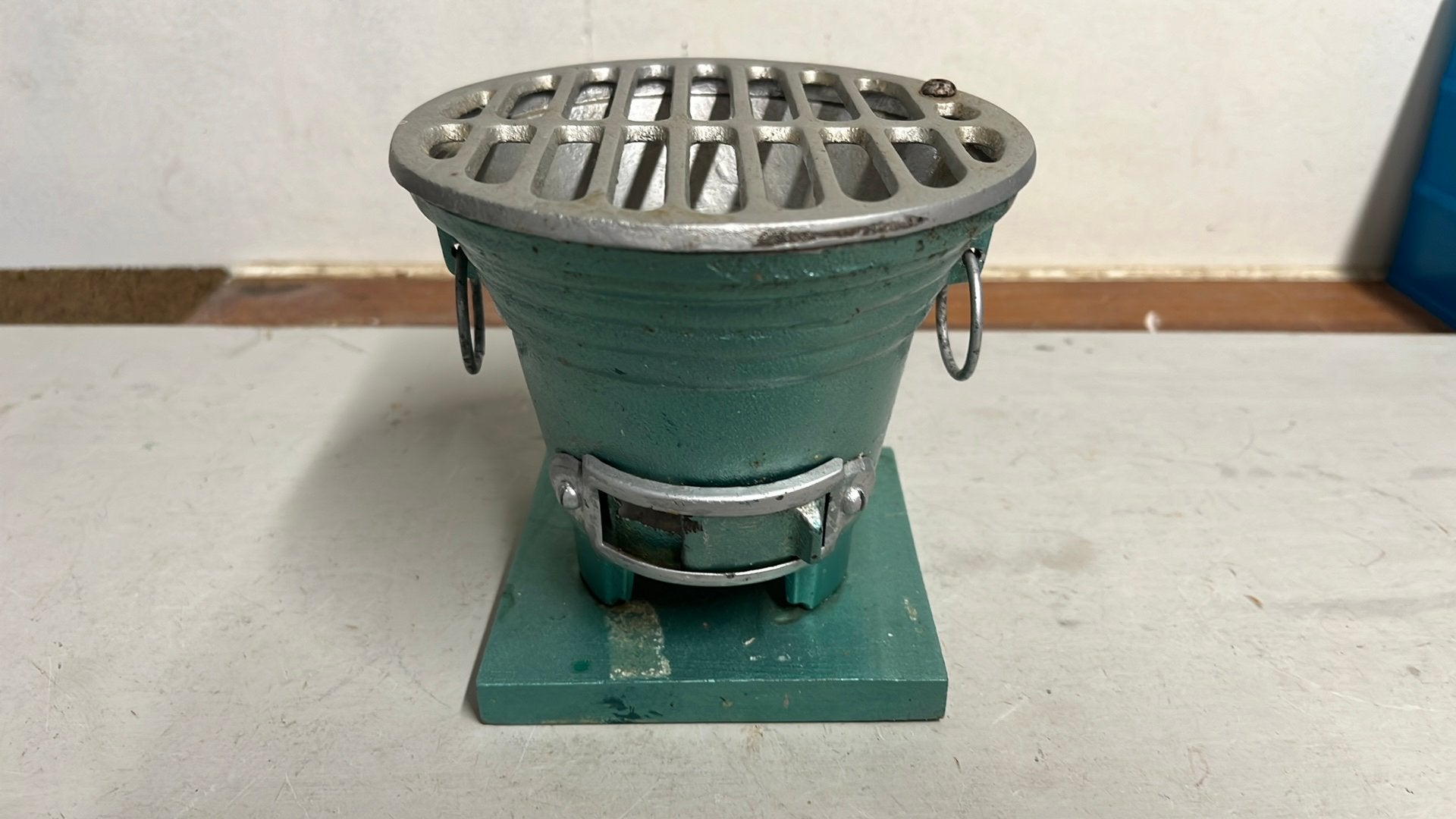 Vintage kleine  draagbare Tafel Barbecue, Ophalen of Verzenden, Gebruikt