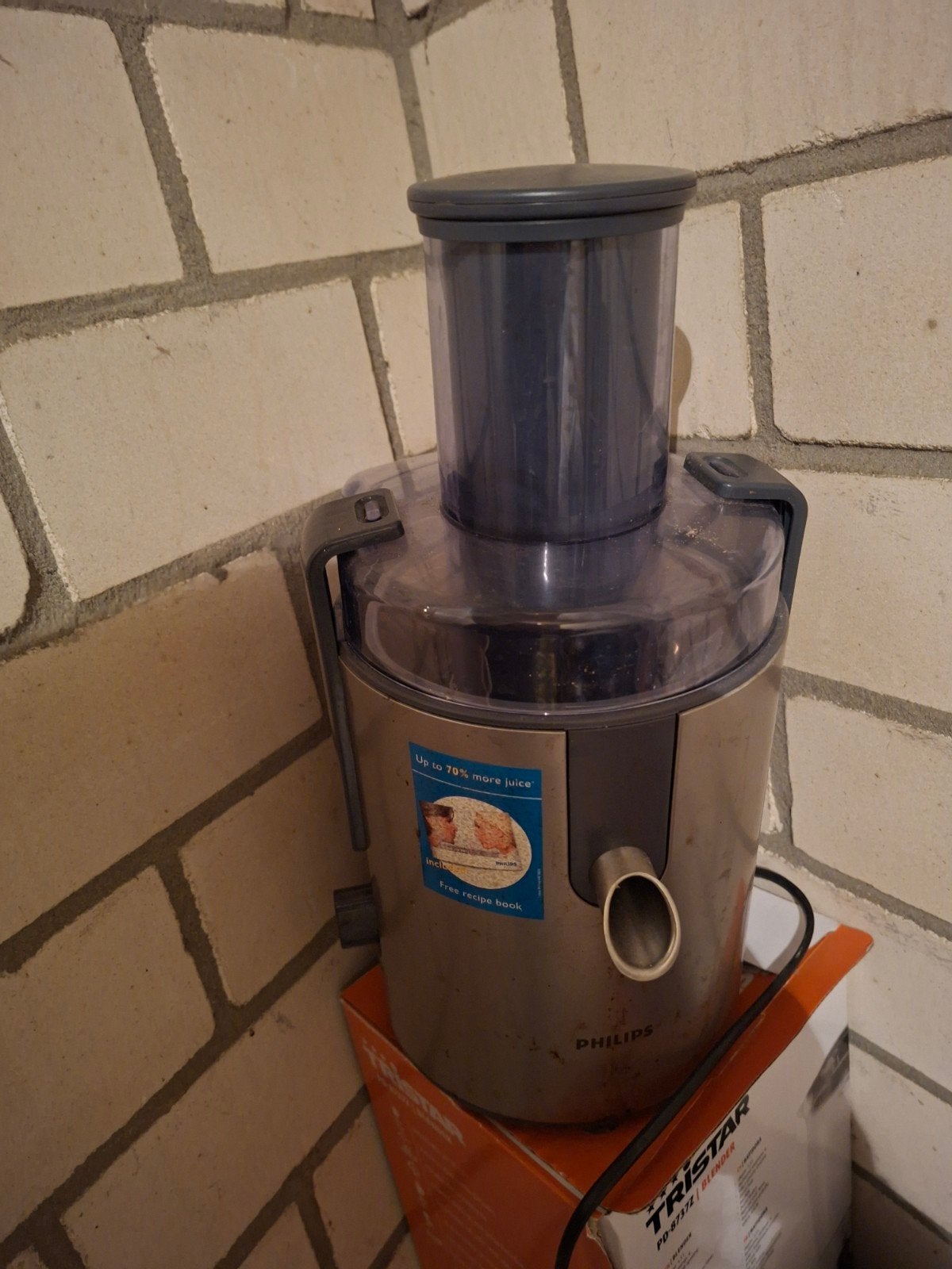 Philips sapcentrifuge - Gebruikt, Ophalen of Verzenden, Gebruikt, Elektrisch, Sapcentrifuge