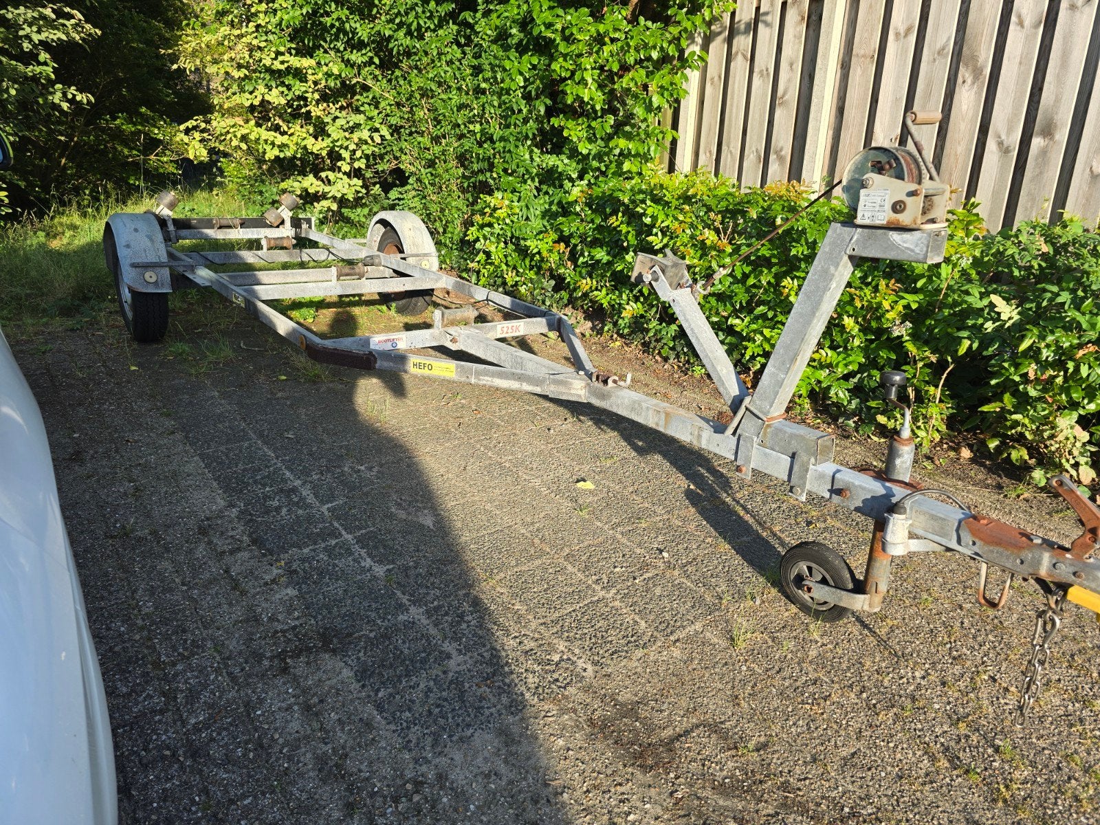 Bootlifter 525 K Boottrailer - nieuwe banden. 750 kg, Watersport en Boten, Boottrailers, Ophalen, Minder dan 1500 kg, Gebruikt