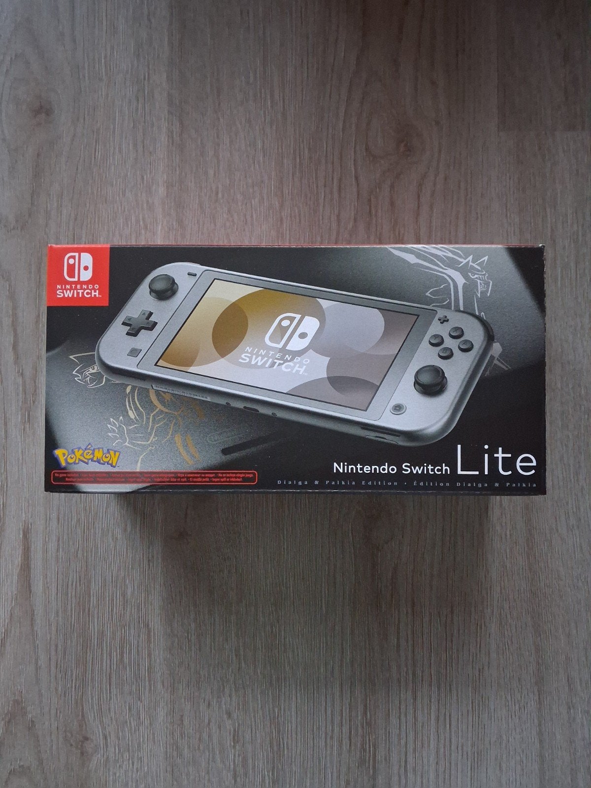 Nintendo Switch Lite Dialga & Palkia Edition, Spelcomputers en Games, Spelcomputers | Nintendo Switch Lite, Ophalen, Grijs, Zo goed als nieuw