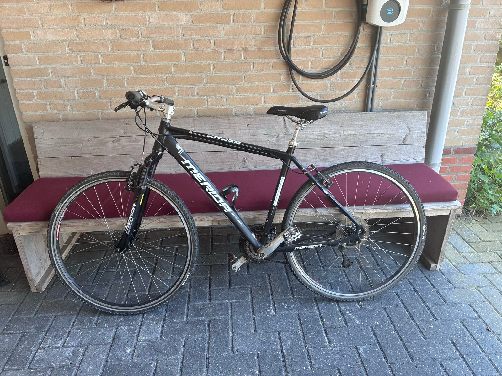 Merida Crossfiets met Shimano Deore afmontage, 28 inch, Gebruikt, Velgrem, 49 tot 53 cm