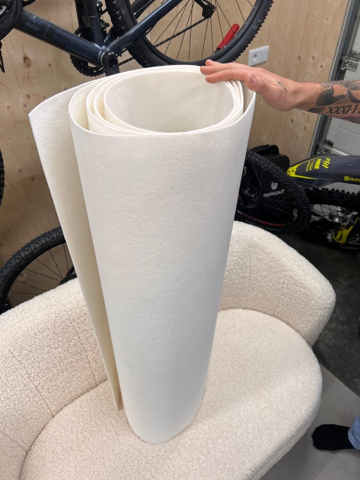 witte loper 4 meter lang, Ophalen, Zo goed als nieuw, Versiering, Geboorte of Huwelijk