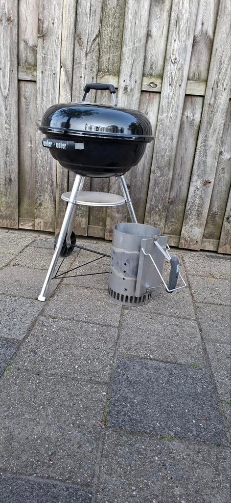 Weber kolen barbecue met brikettenstarter, Ophalen, Gebruikt, Weber, Met accessoires