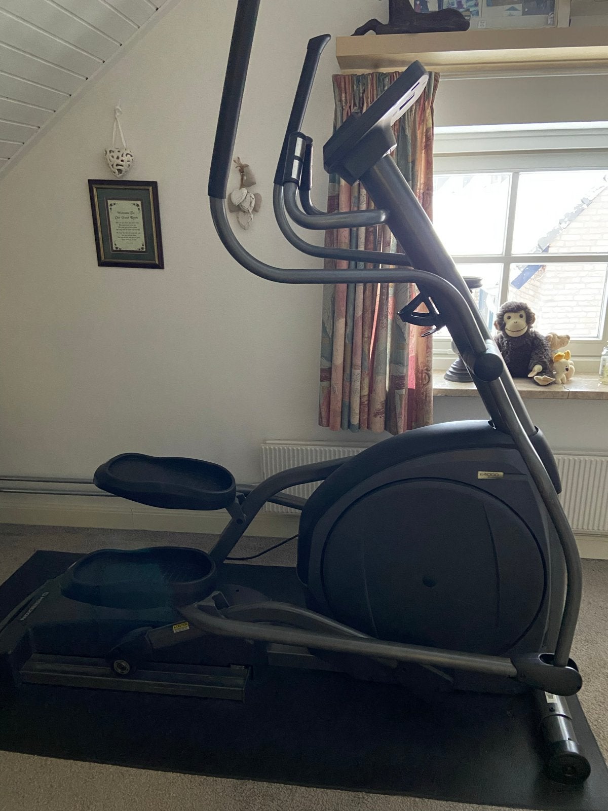 Horizon Crosstrainer inclusief mat, Sport en Fitness, Ophalen, Gebruikt, Armen, Crosstrainer
