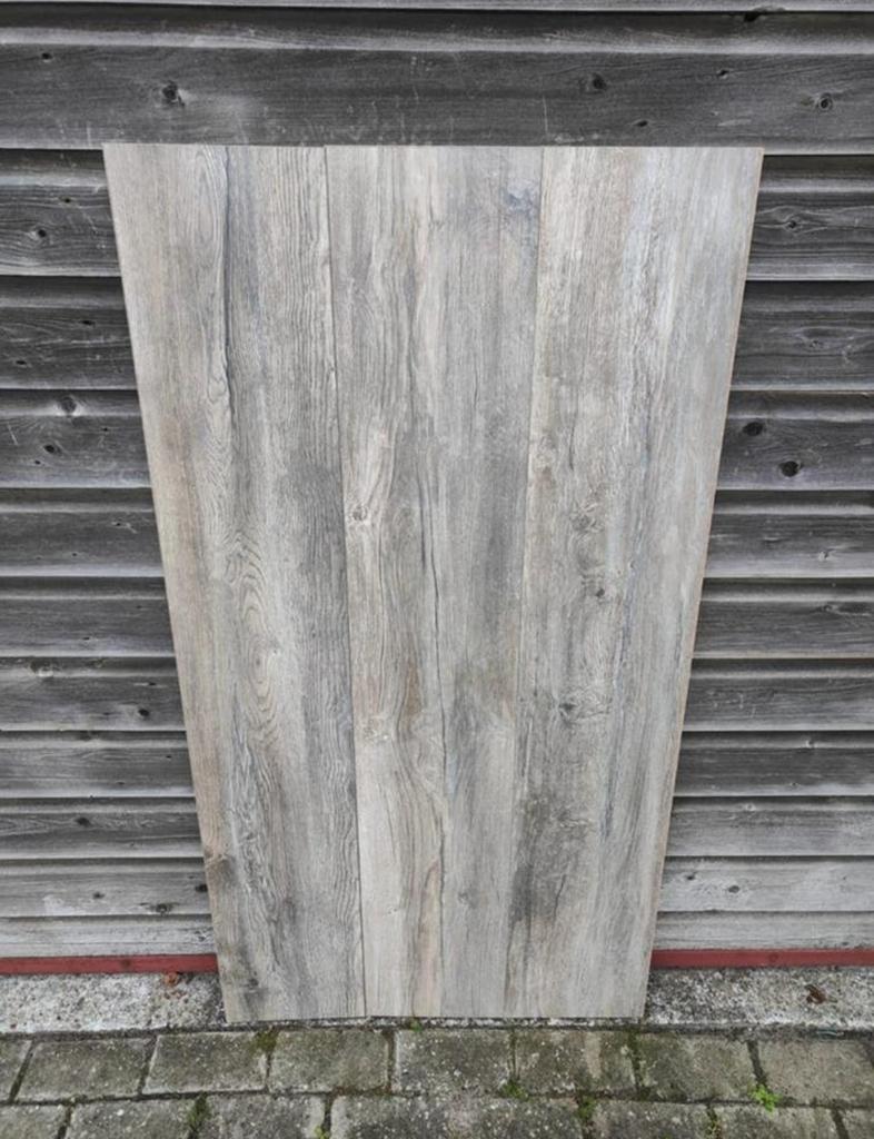 35 m2 klik laminaat eiken bruin/grijs brede planken, Doe-het-zelf en Verbouw, Ophalen, 50 tot 150 cm, 10 m² of meer, 10 tot 30 cm