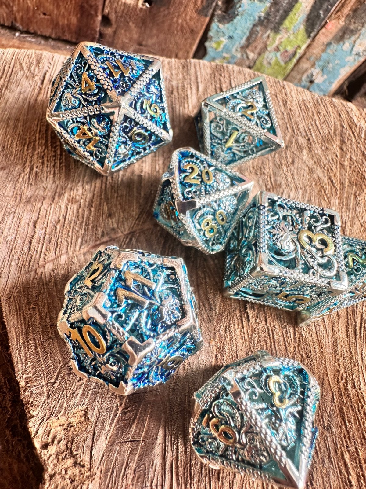 DND Dice / Octopus / Heavy duty / metal gear / RPG / D&D, Ophalen of Verzenden, Nieuw
