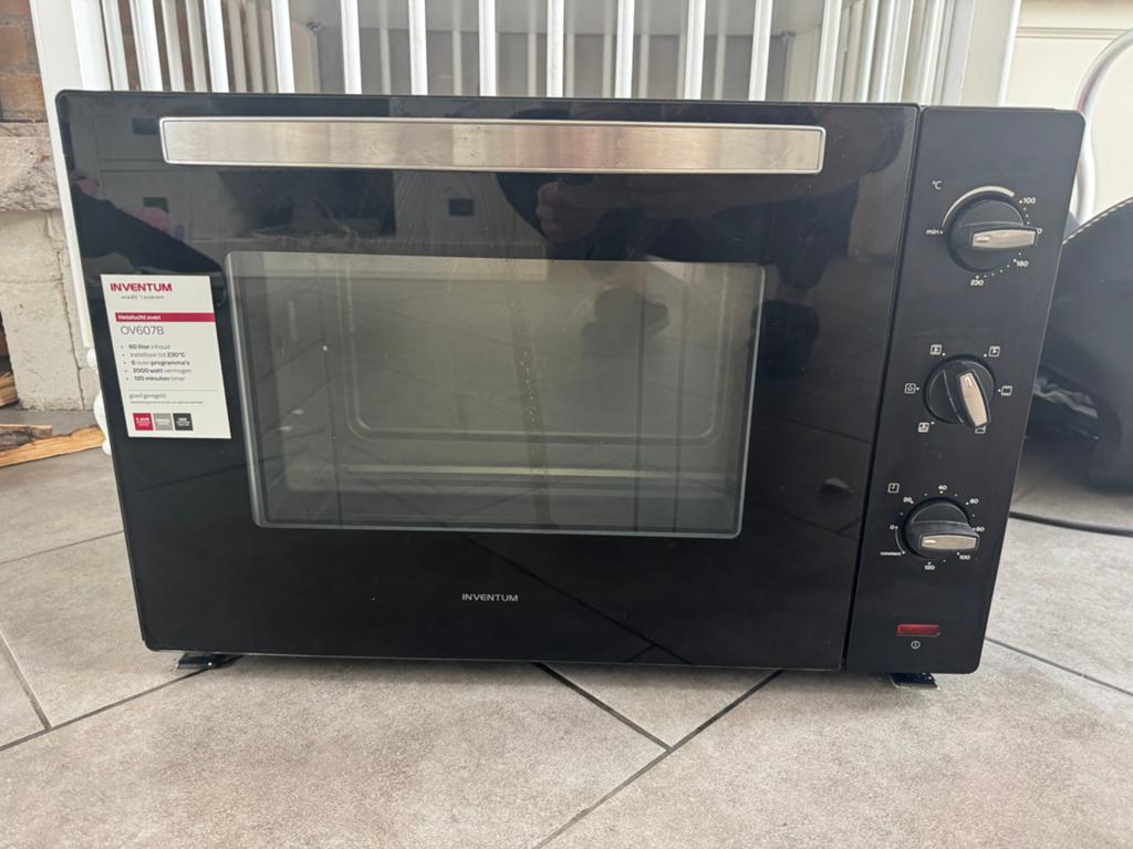 Inventum oven, Ophalen, 50 tot 55 cm, Gebruikt, Hete lucht