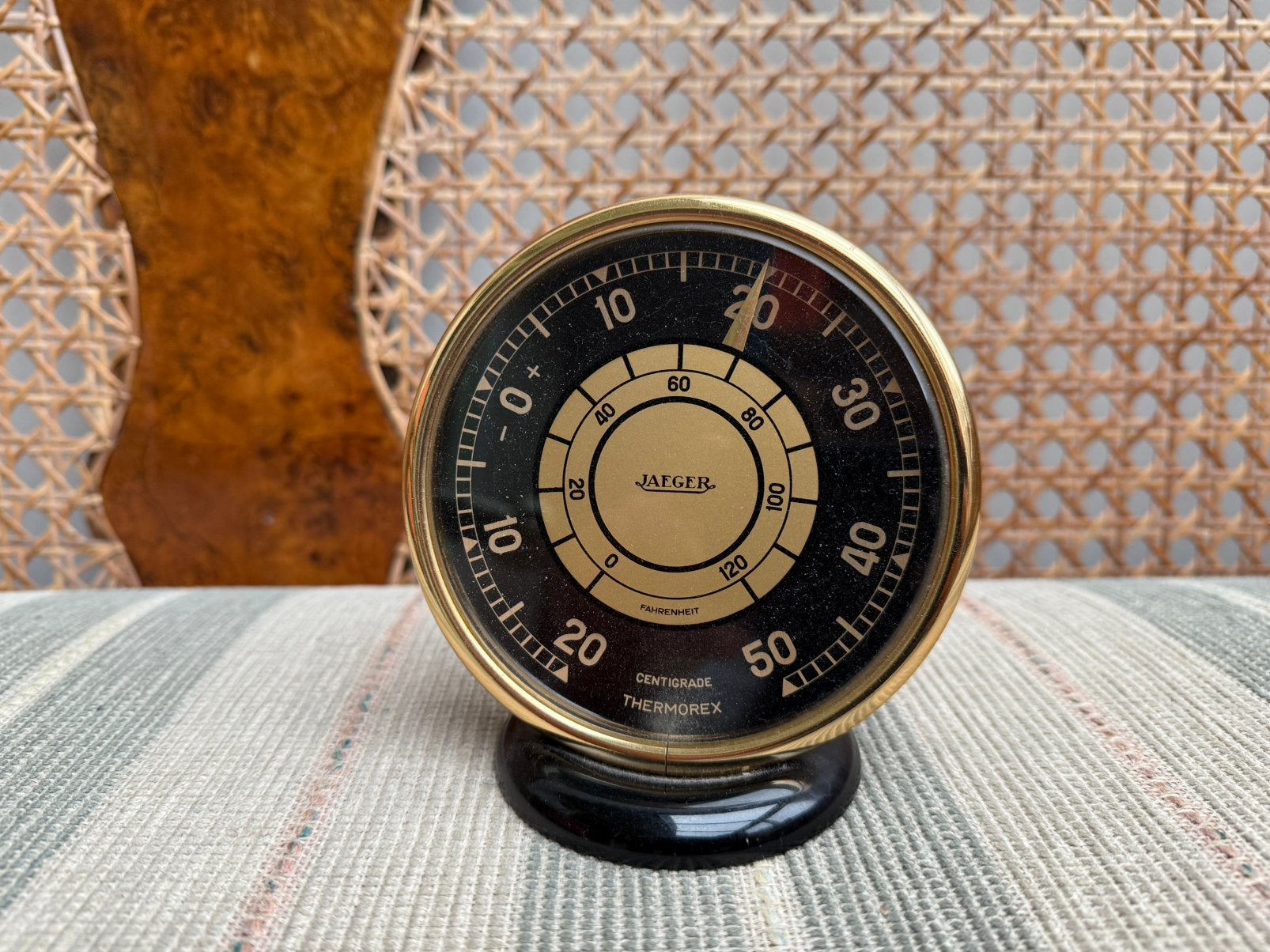 Jaeger LeCoultre Art Deco Weerstation Barometer, Ophalen of Verzenden, Gebruikt