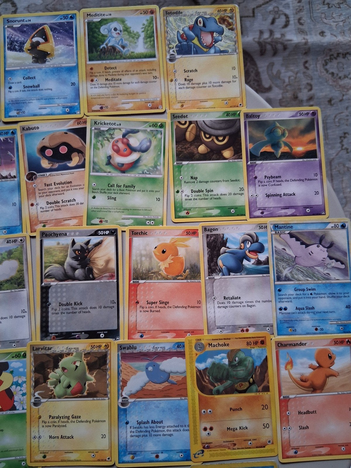 Oude Pokemon kaartjes, Ophalen of Verzenden, Zo goed als nieuw, Meerdere kaarten