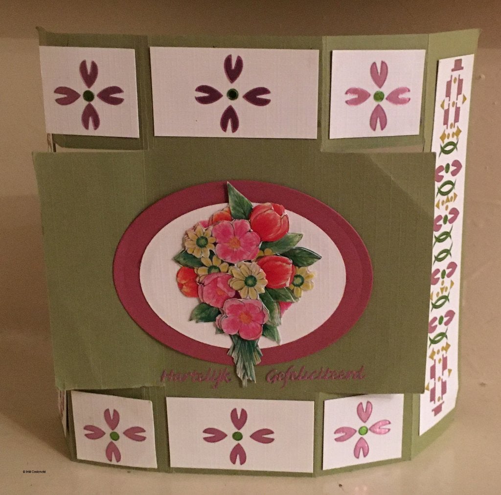 13D kaart Hobbydots 1  Boeket bloemen, Ophalen of Verzenden, Nieuw, Overige thema's