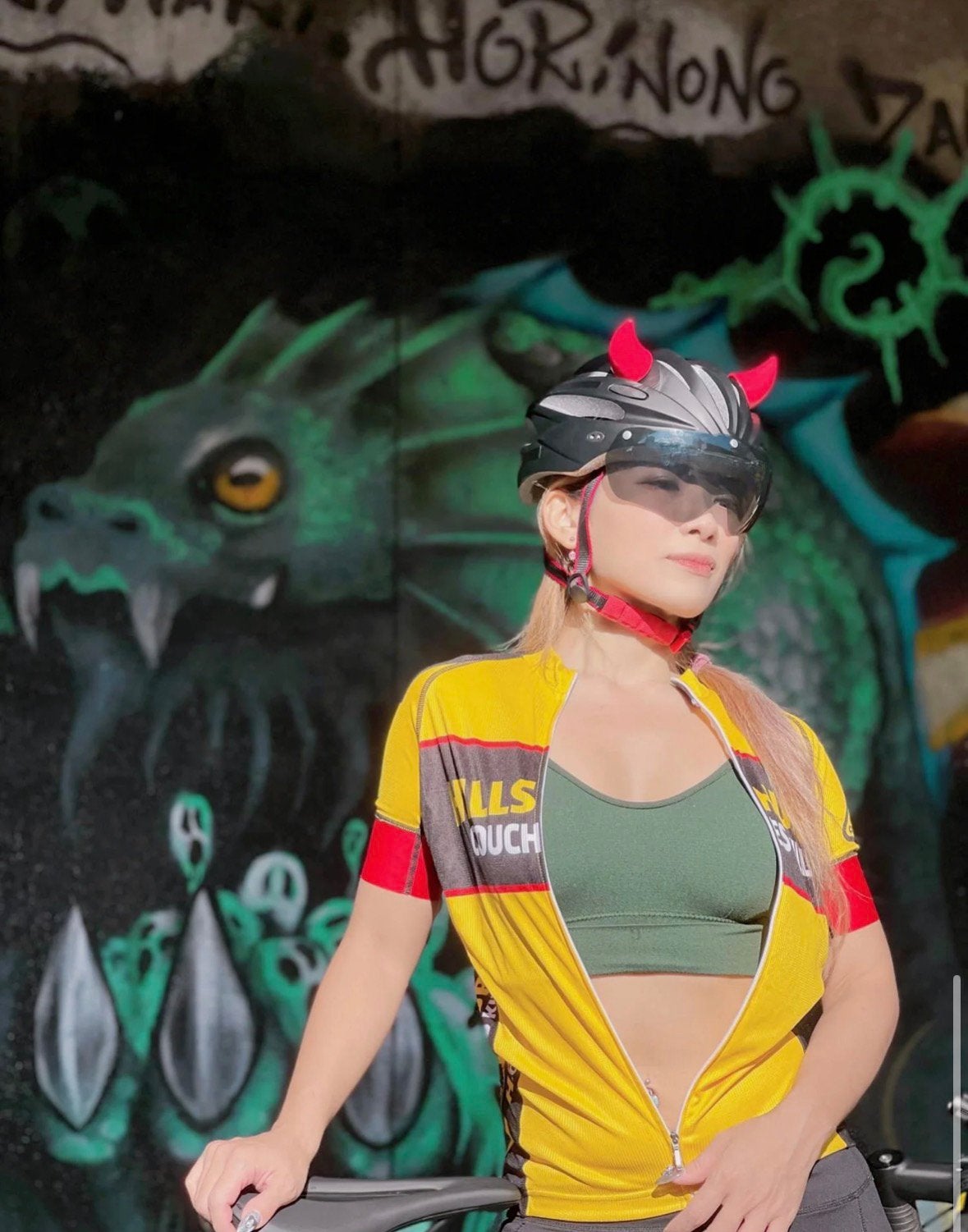 HELMET FLAIR rode duivelshoorntjes klein, Motoren, Verzenden, Nieuw met kaartje, Integraalhelm, Overige merken