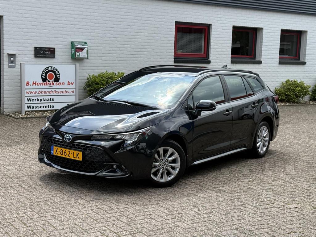 Toyota Corolla Touring Sports 1.8 Hybrid 122pk CVT Active/ T, Gebruikt, 4 cilinders, Corolla, Zwart