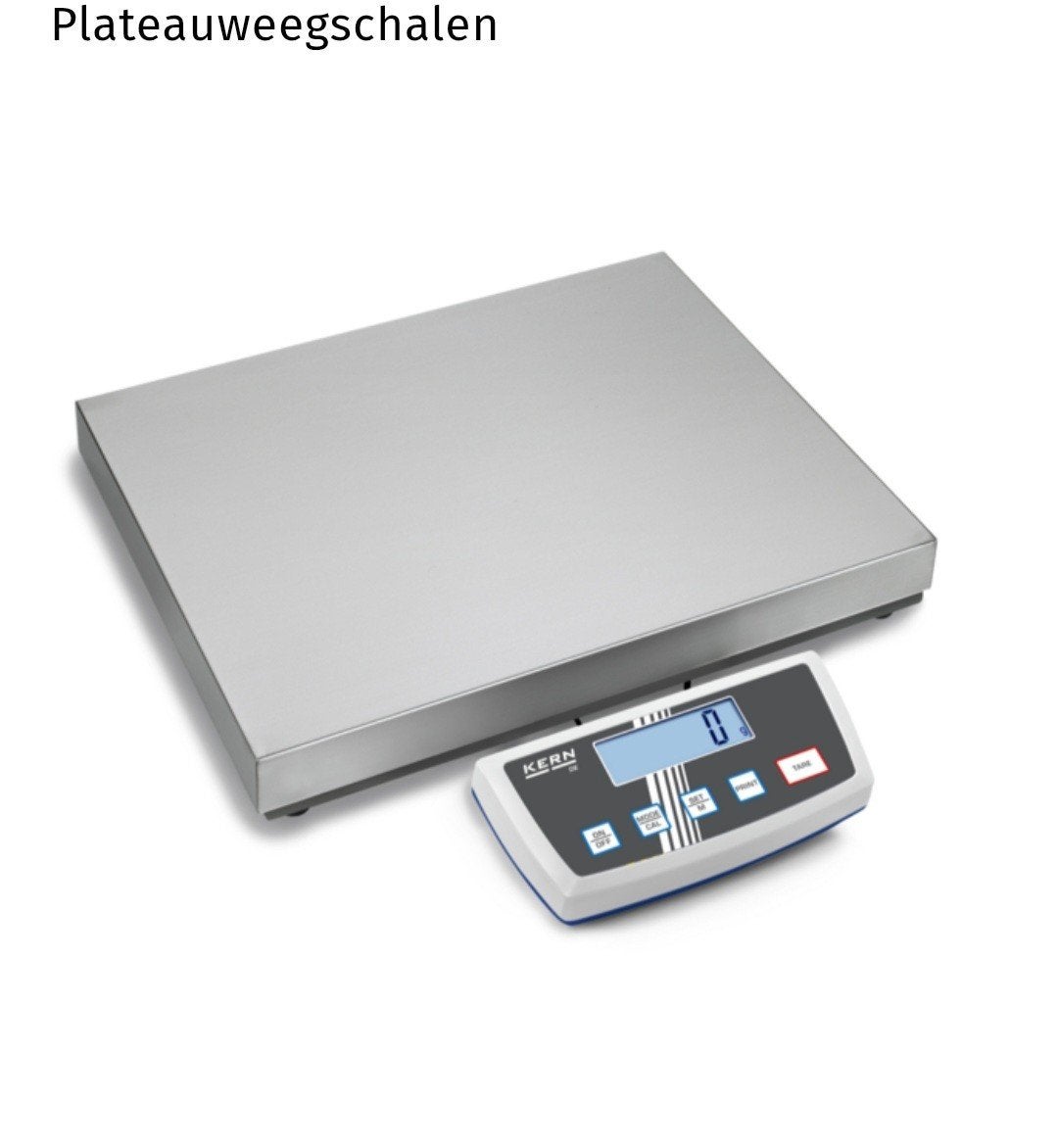 Kern plateau weegschaal/pakketweegschaal, Ophalen, 1 tot 500 gram, 50 tot 100 kg, Zo goed als nieuw