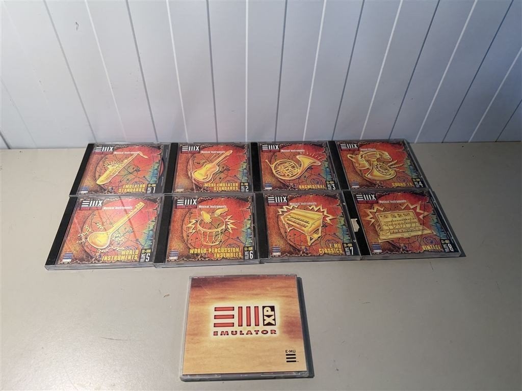 E-mu Systems Sound Library CDs CD Nummer 1 - 8, Ophalen of Verzenden, Zo goed als nieuw