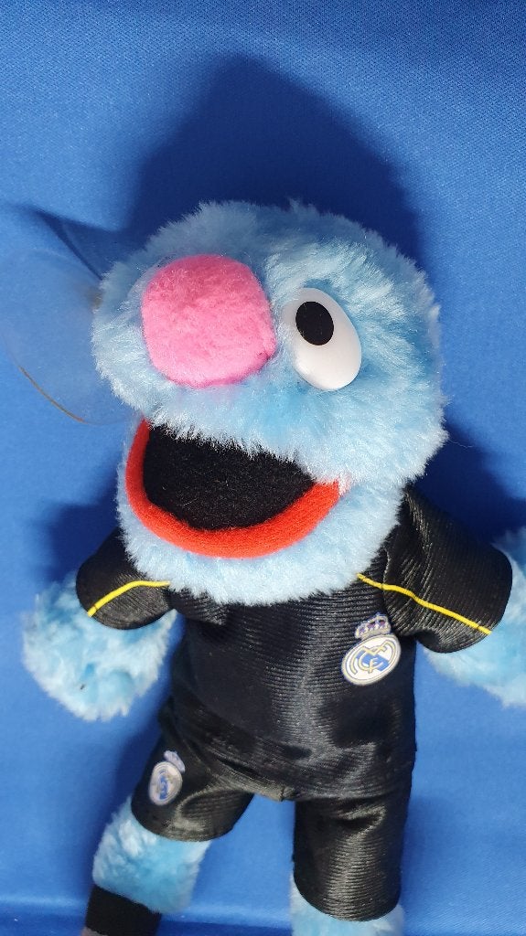 Grover, Coco Real Madrid mascotte, met zuignap. 32 cm. T2, Tweedehands verkoop, Tweedehands verkoop, Gebruikt, Overige typen