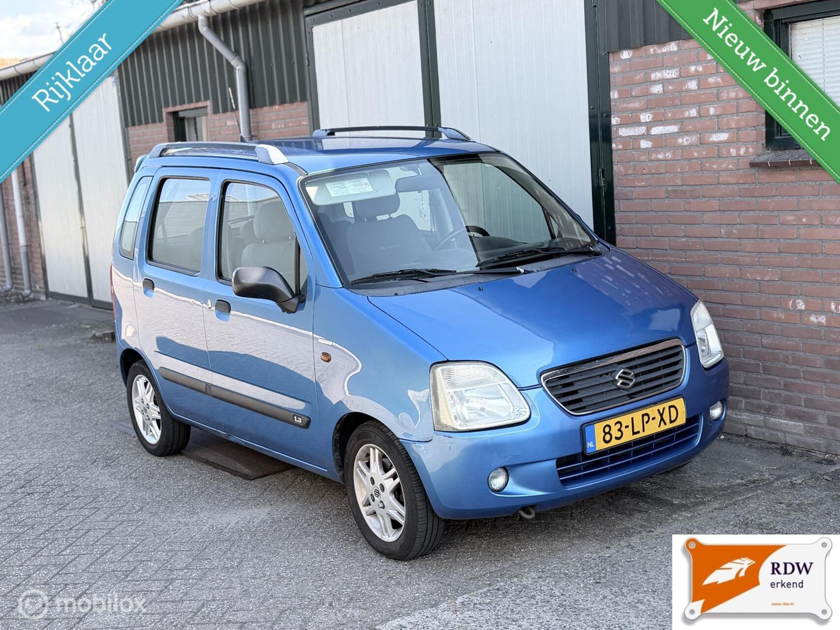 Suzuki Wagon R+ 1.3 GLS NAP/GOED WERKENDE AIRCO/RUIME APK, Auto's, Voorwielaandrijving, 4 cilinders, Origineel Nederlands, Handgeschakeld