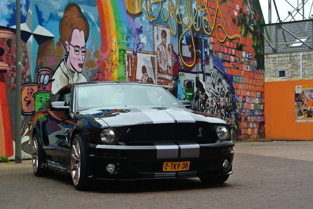 2007 Ford Mustang Shelby GT 500 nieuwstaat, Achterwielaandrijving, Zwart, Handgeschakeld, Particulier