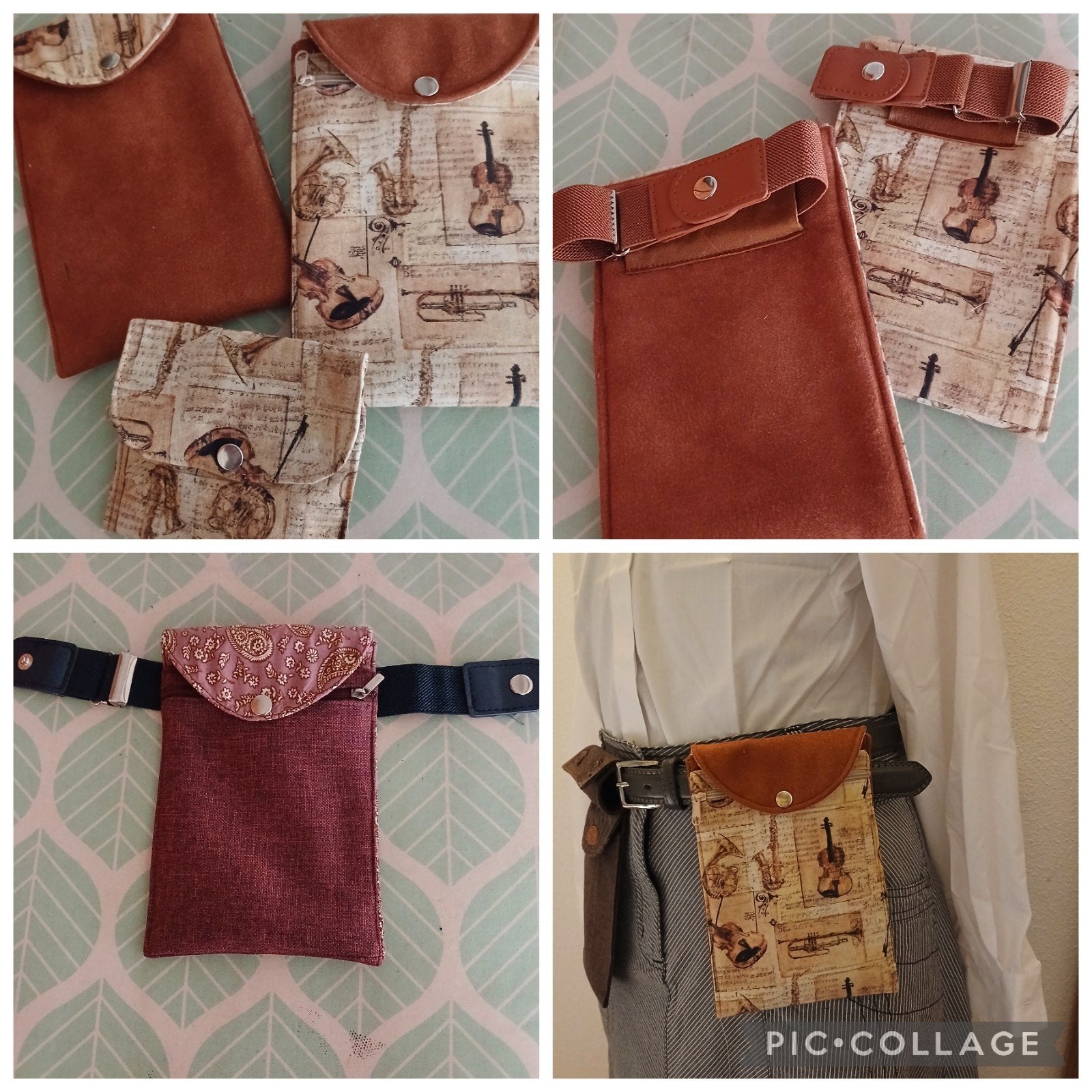 Unieke Telefoontasjes, Heuptasjes, Bags & Shoppers, Sieraden, Tassen en Uiterlijk, Tassen | Damestassen, Ophalen of Verzenden
