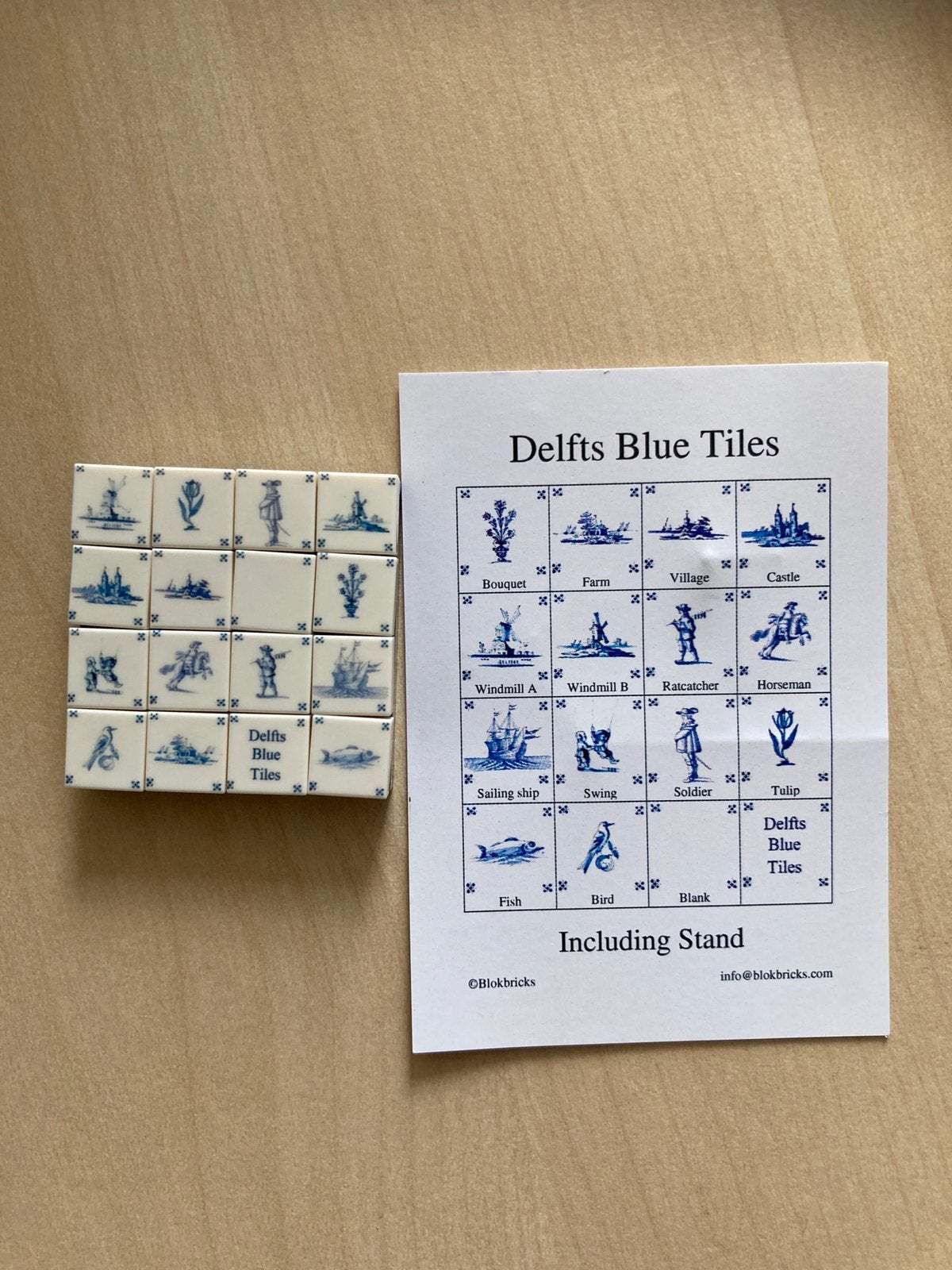 Lego custom Delfts blauw. Lego moc, Ophalen of Verzenden, Nieuw