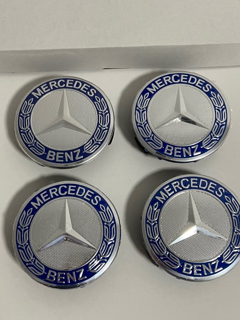 Mercedes Benz wiel naafdoppen naafkap wieldop velgkap 75mm, Auto diversen, Wieldoppen, Ophalen of Verzenden, Nieuw