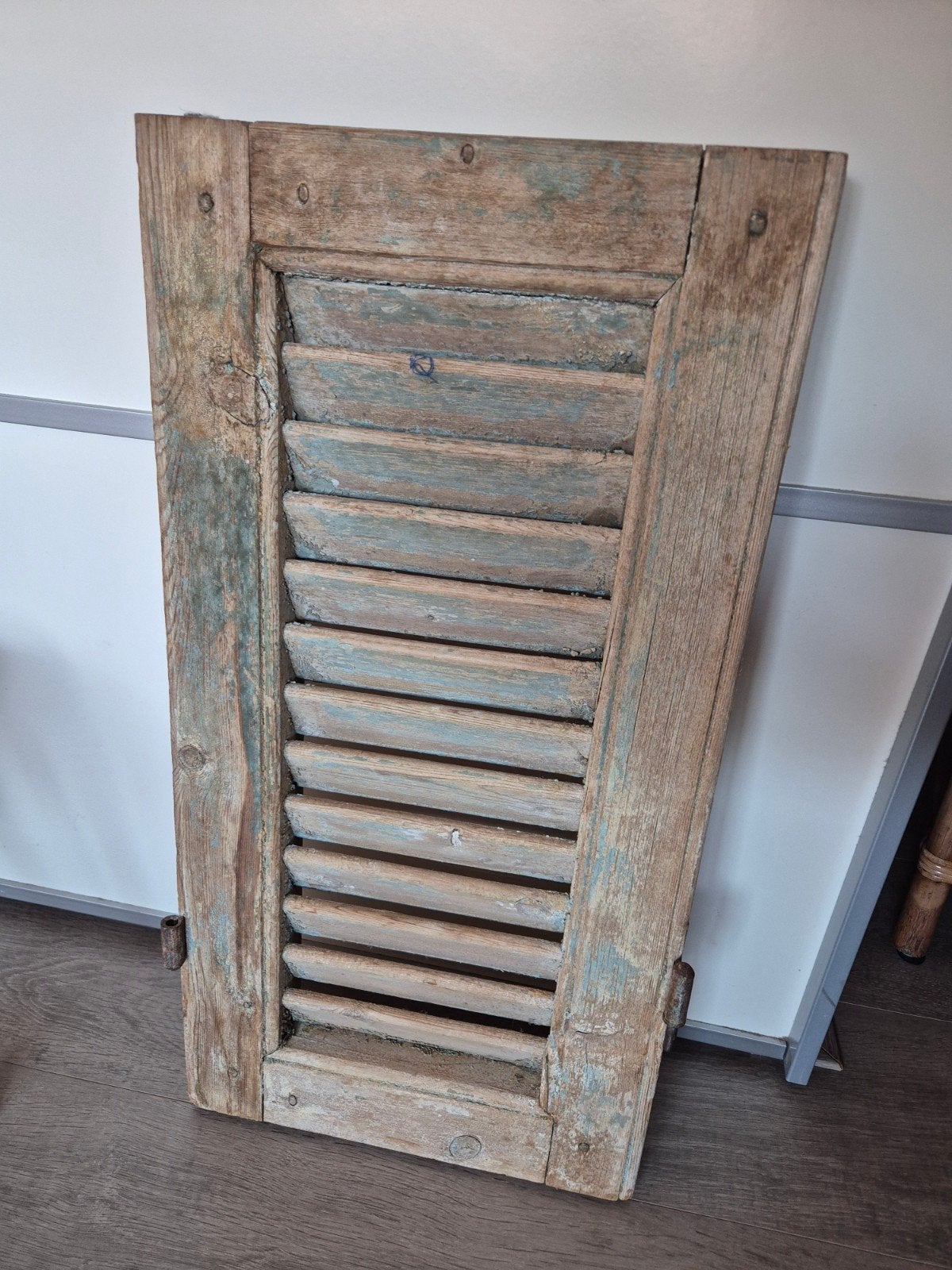 Decoratief luikje - Vintage houten raamluik, Ophalen