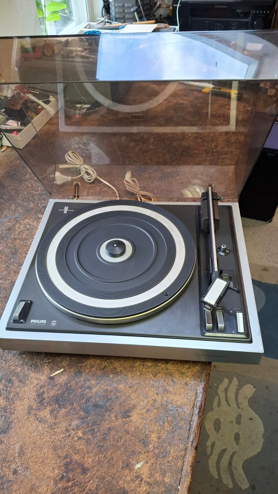 Philips Platenspeler - Vintage Audio Erfgoed, Audio, Tv en Foto, Philips, Gebruikt, Automatisch, Ophalen of Verzenden