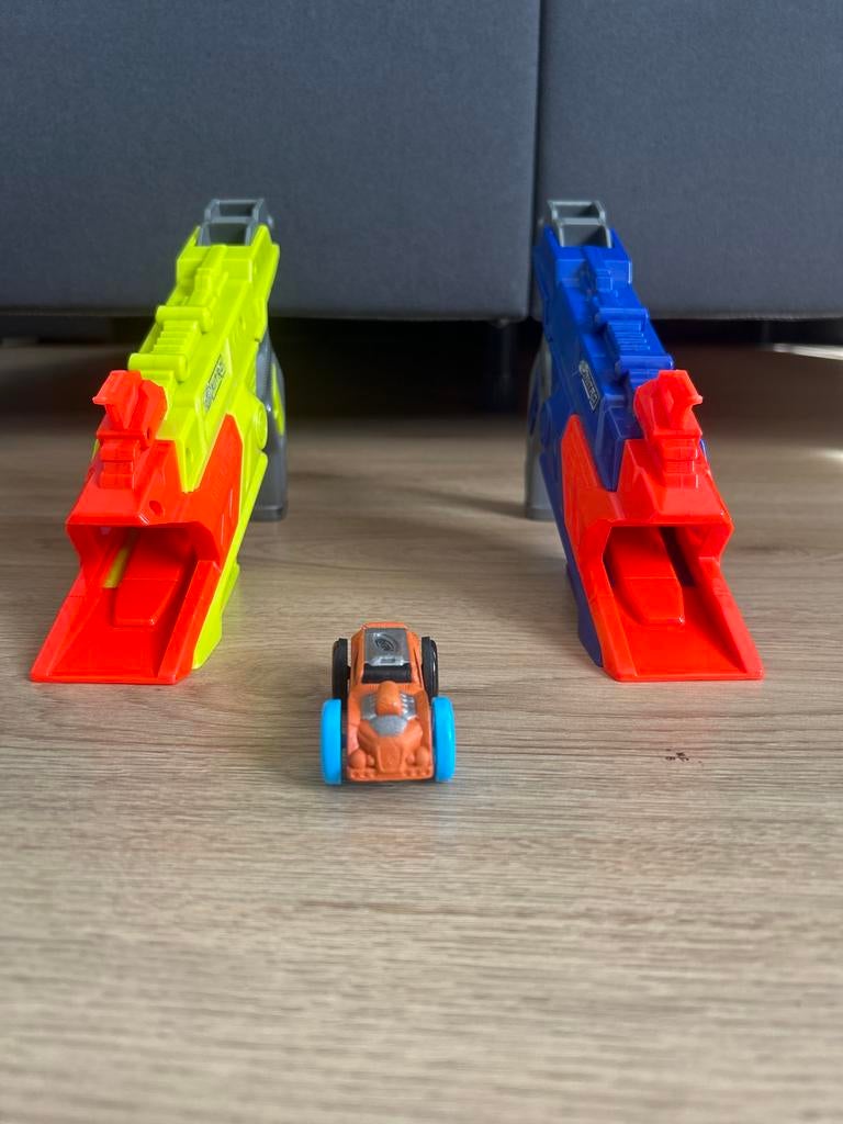 Nerf Nitro met auto, Ophalen of Verzenden, Gebruikt