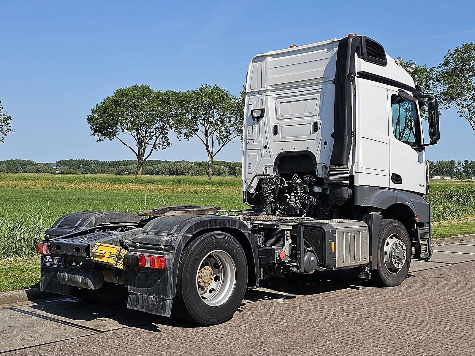 MERCEDES-BENZ ACTROS 1845 LS 4x4 had pto+hydr ret, Auto's, Euro 6, Wit, Mercedes-Benz, Bedrijf