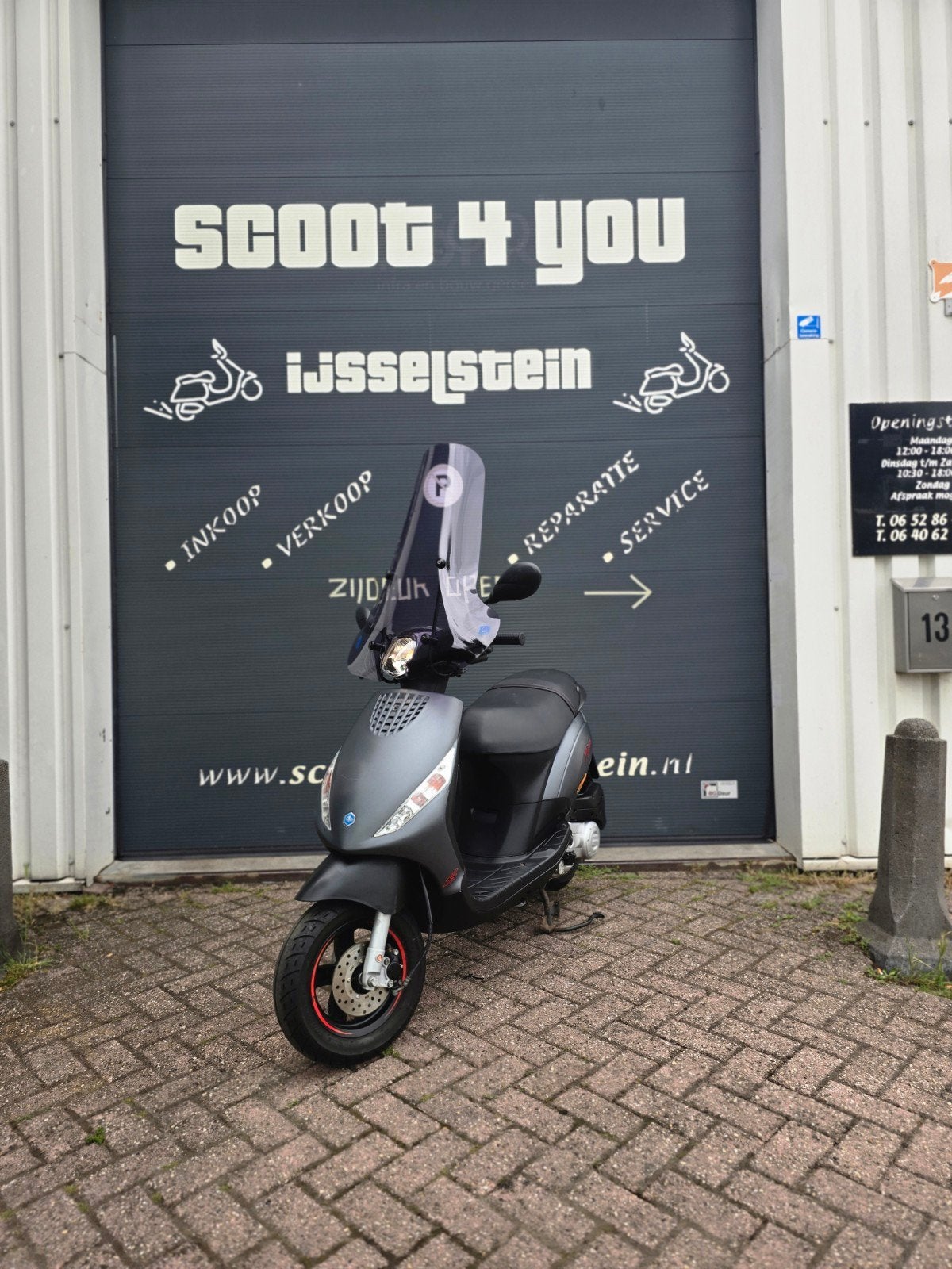 PIAGGIO ZIP 4T 3V IGET KLASSIEK MAT GRIJS GARANTIE!, Ophalen, Zo goed als nieuw