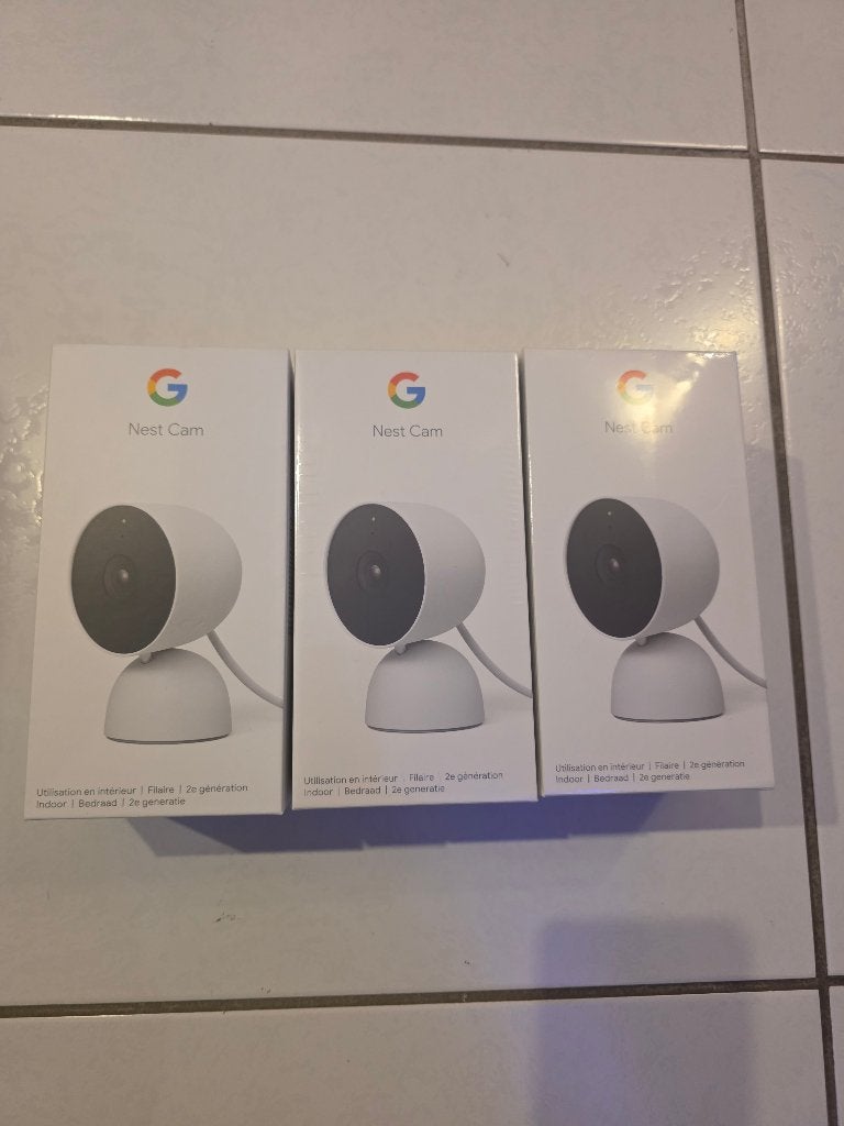 Google Nest Cam Indoor Wired, Ophalen of Verzenden, Nieuw, Binnencamera