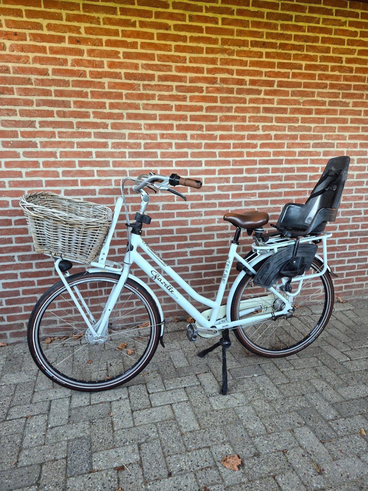 Gazelle Miss Grace mamafiets met 7 versnellingen en zitje, Ophalen, Gebruikt, Versnellingen, 50 tot 53 cm