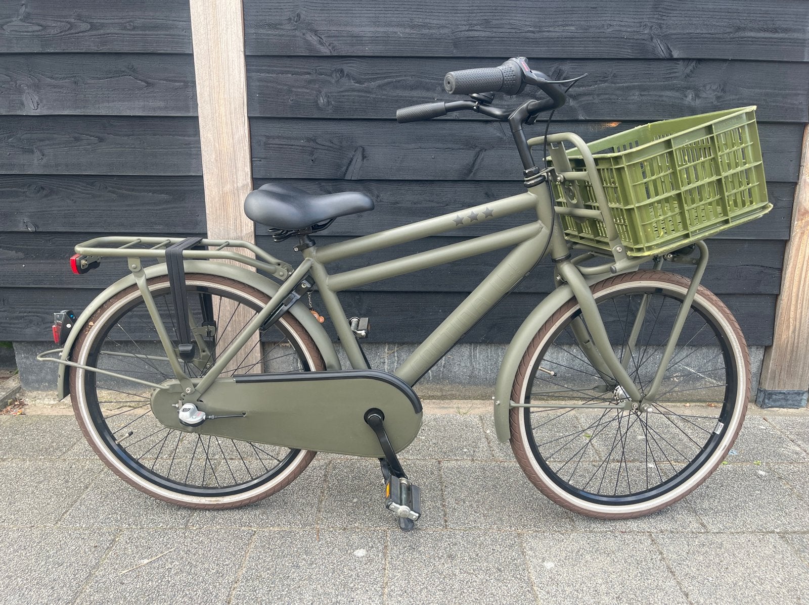 24 inch Cortina jongensfiets met 3 versnellingen, Ophalen, Gebruikt, 20 inch of meer