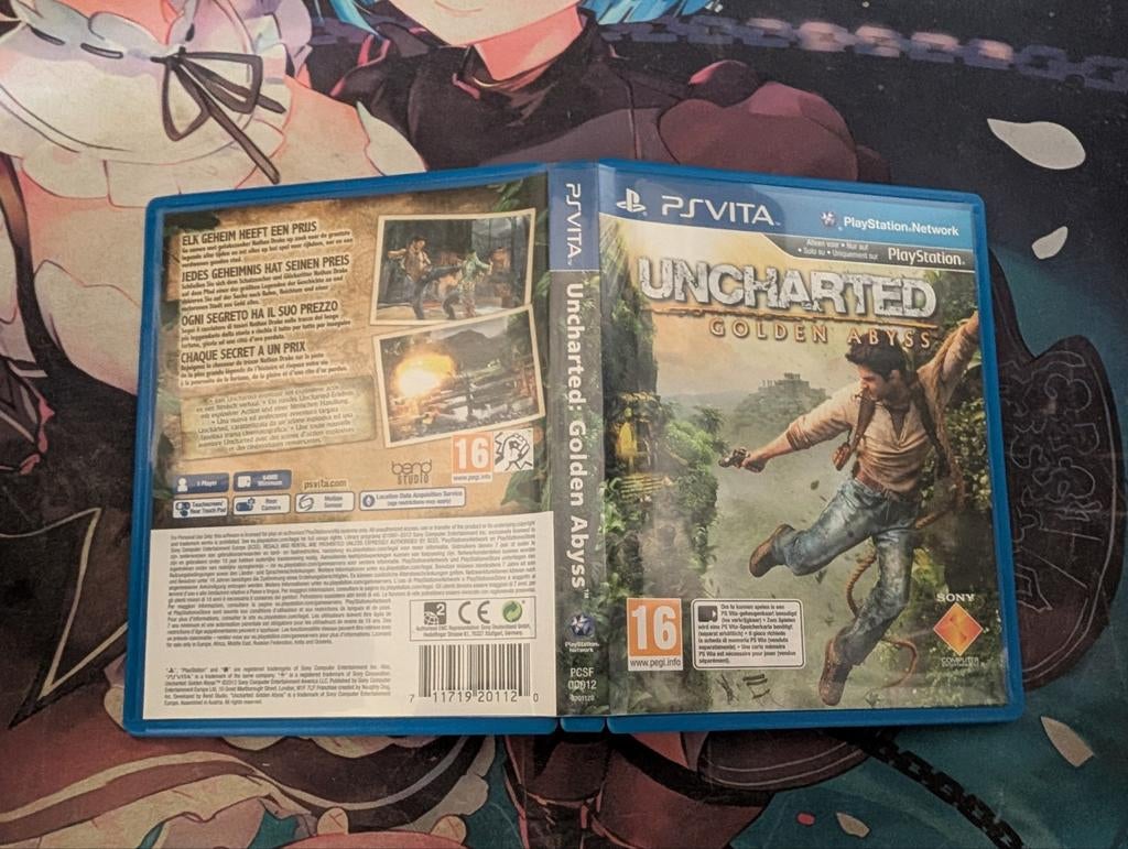 Uncharted: Golden Abyss PS Vita - Avontuurlijk Actiespel, Spelcomputers en Games, Avontuur en Actie, 1 speler, Ophalen of Verzenden