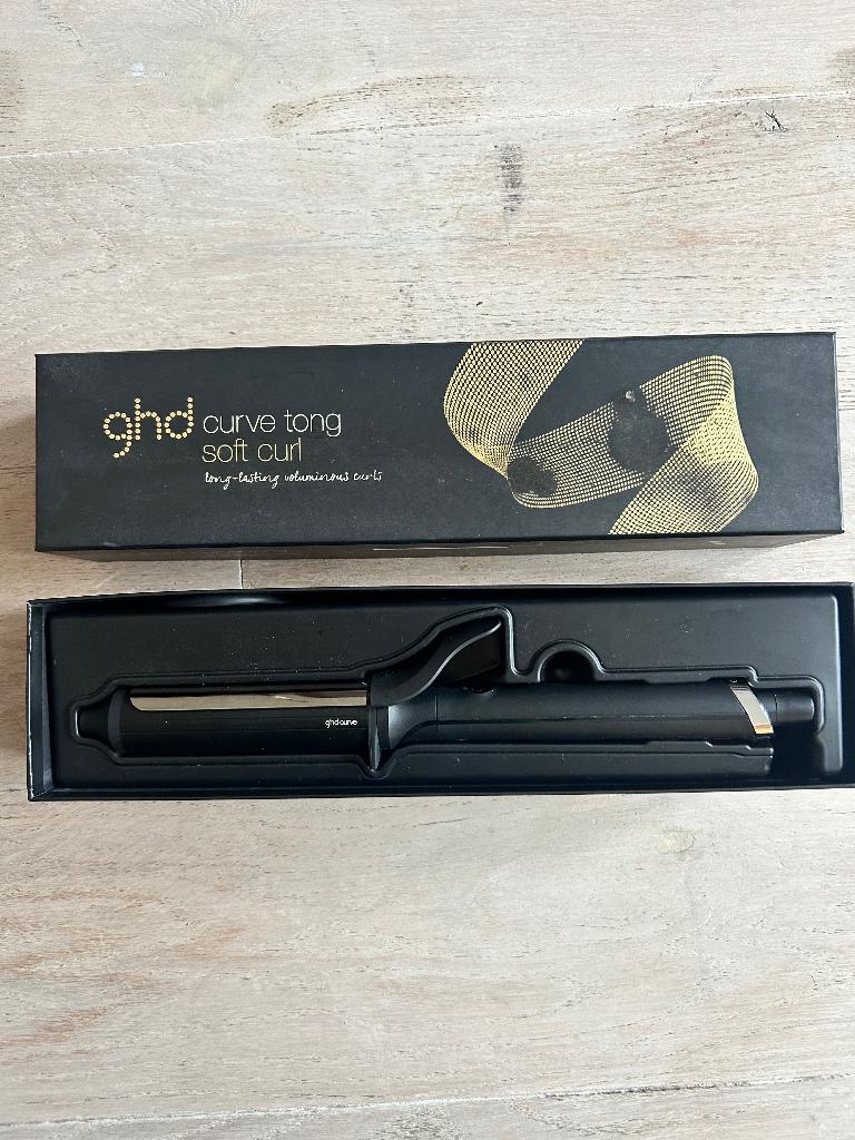 GHD curve tong 32mm, Ophalen of Verzenden, Zo goed als nieuw, Krultang of Stijltang