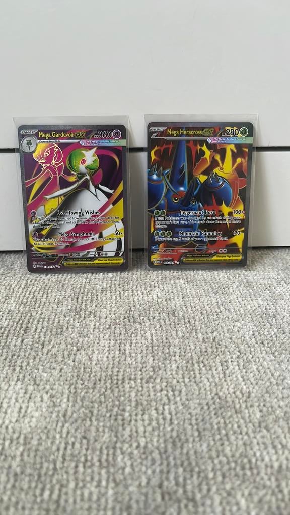 Mega Gardevoir & mega Heracross EX, Ophalen of Verzenden, Zo goed als nieuw