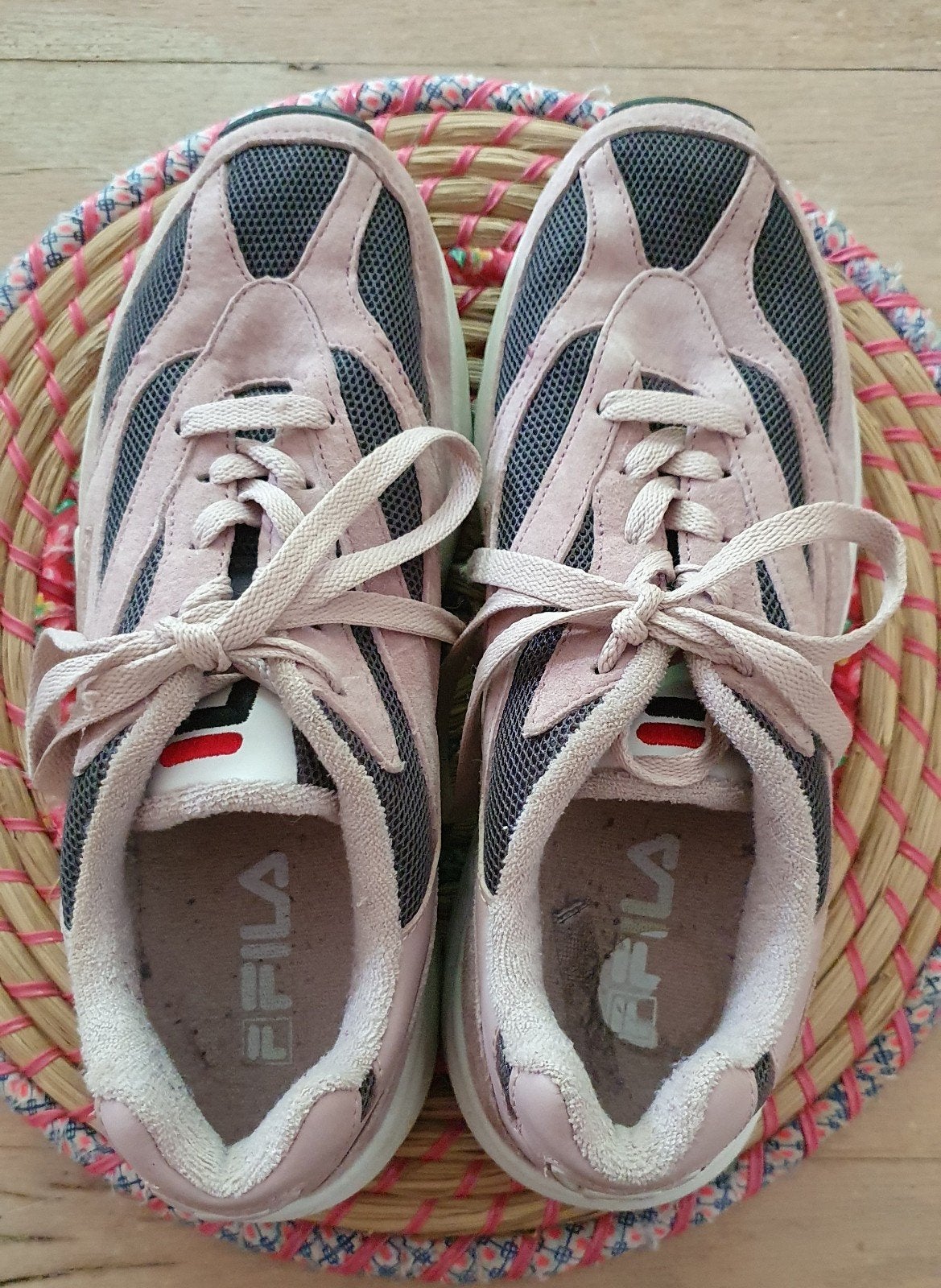 Fila Sneakers Dames - Roze/Zwart - Maat 41, Ophalen of Verzenden, Sneakers of Gympen, Roze, Fila